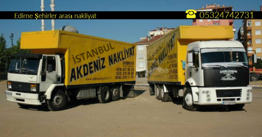 Edirne Şehirler arası nakliyat