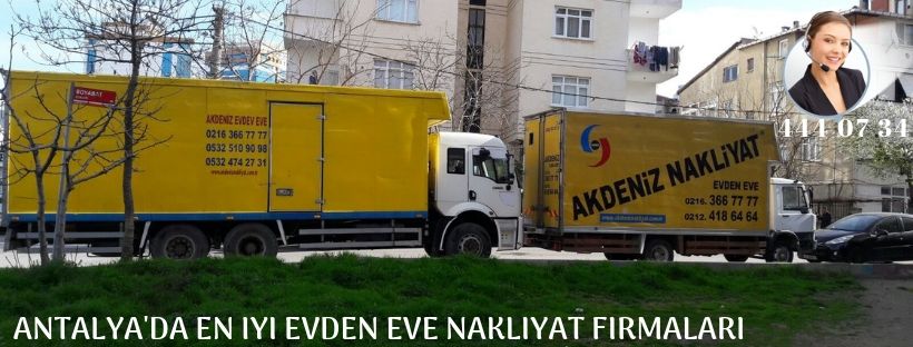 Antalya'da en iyi evden eve nakliyat firmaları
